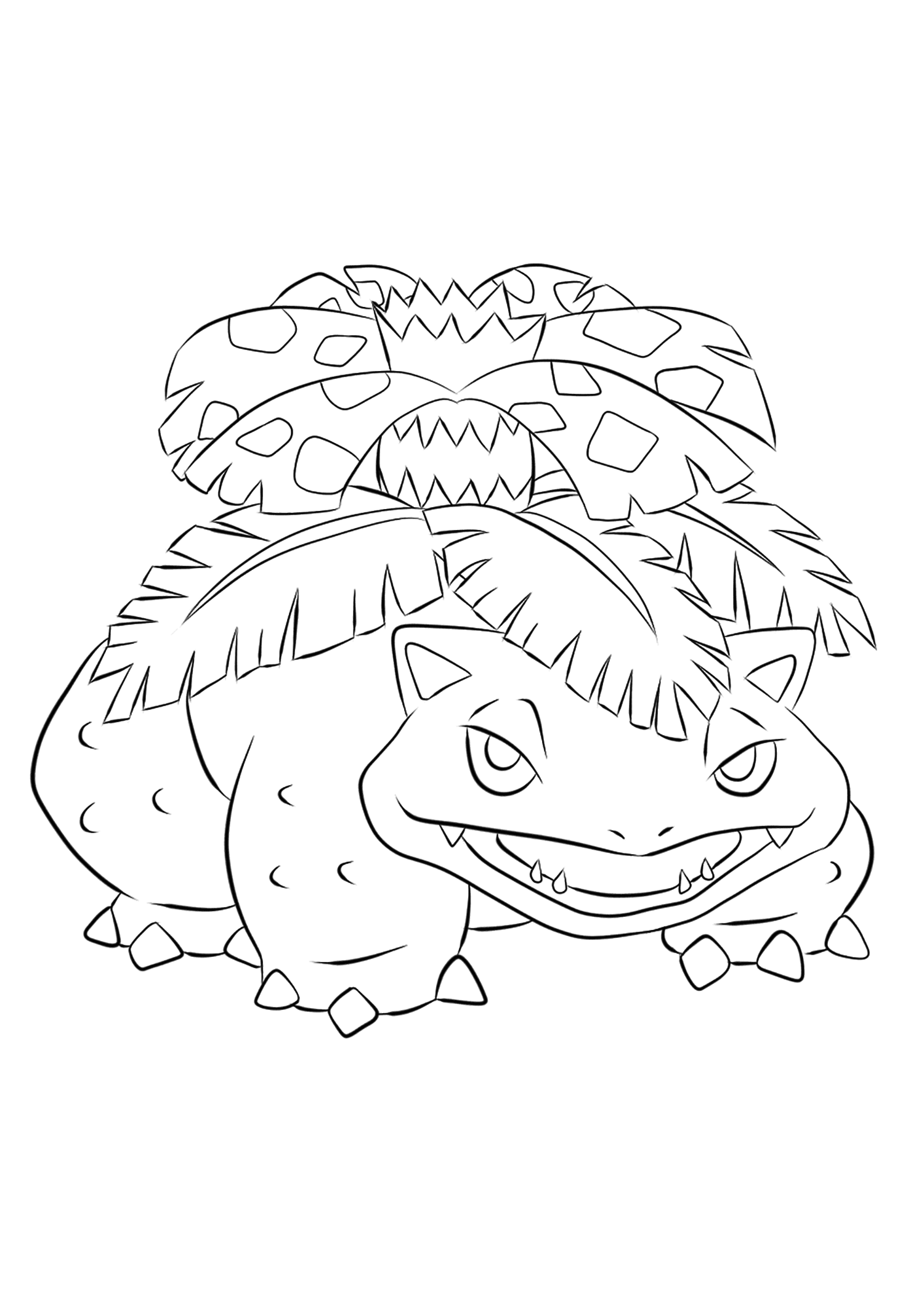 Dibujos De Pokemon Venusaur Para Colorear Vsun