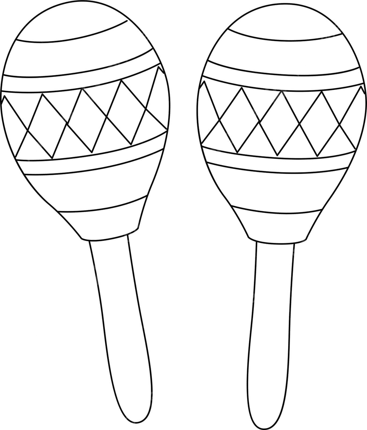 Dibujos De Maracas Para Colorear Vsun