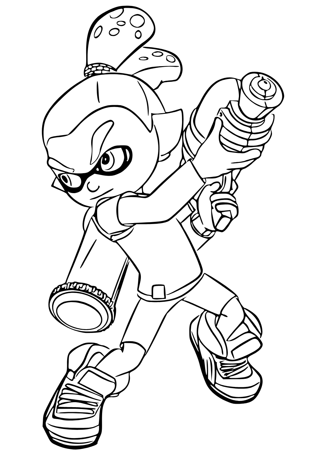 Dibujos De Splatoon Para Colorear Vsun