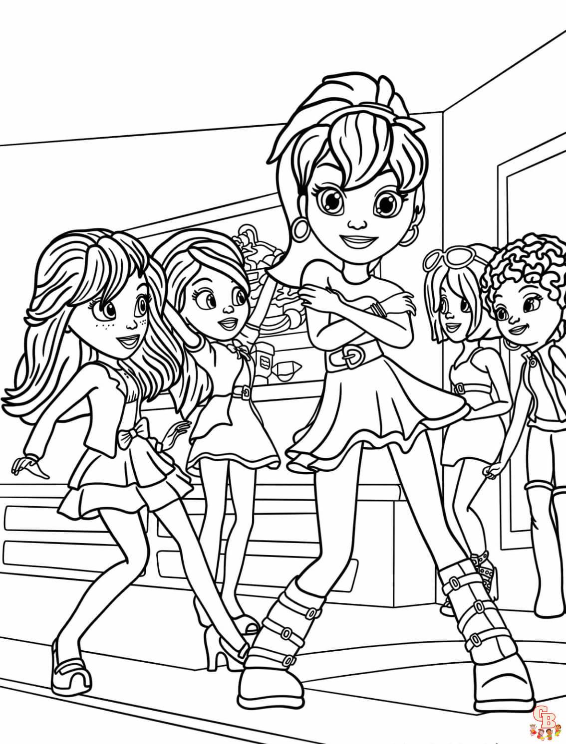 Dibujos de polly pocket para colorear | vsun