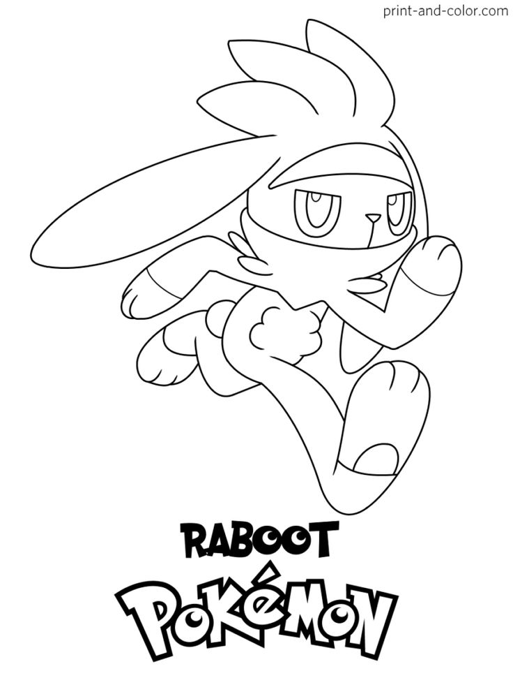 Dibujos De Pokemon Scorbunny Para Colorear Vsun