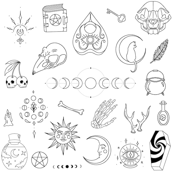 Dibujos De Tatuajes Faciles Para Colorear Vsun 