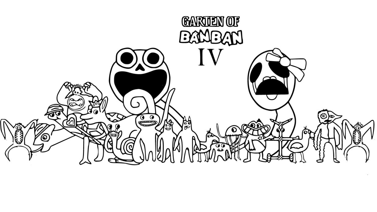 Dibujos de garden of bambam 2 para colorear | vsun