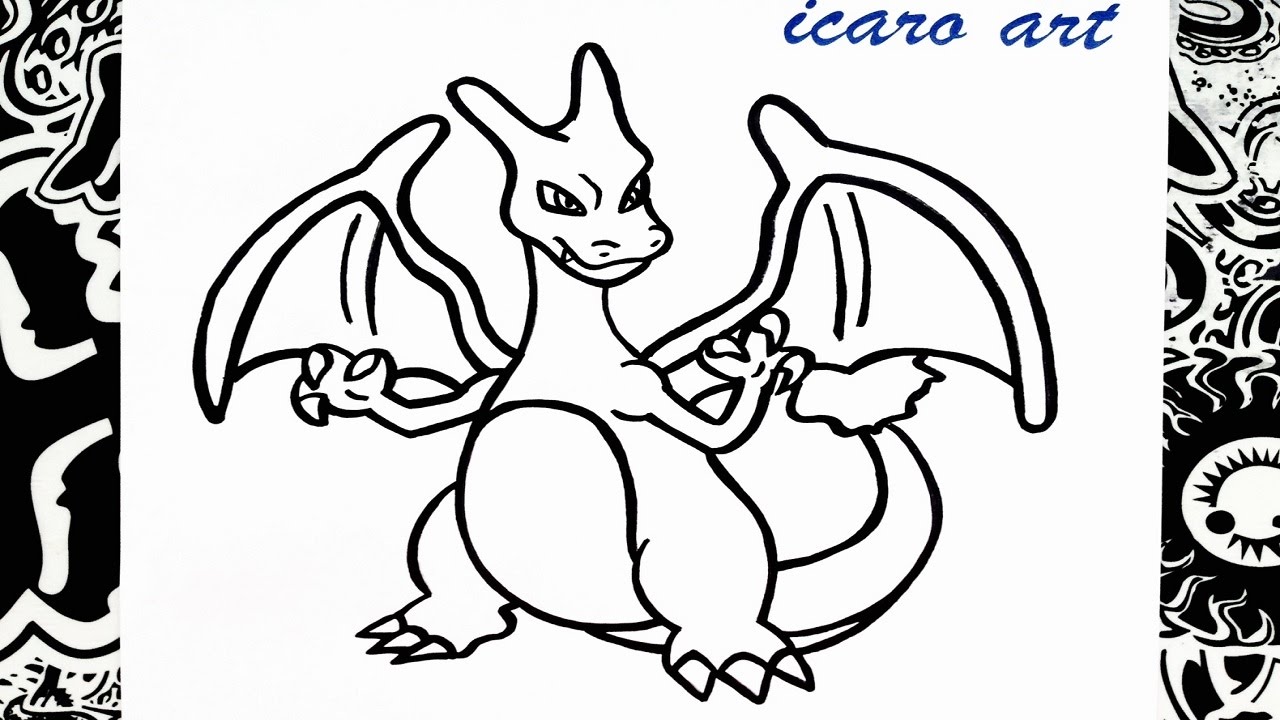 charizard para colorear