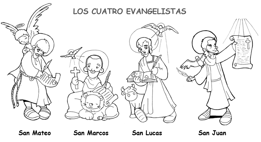 Dibujos de san marcos evangelista para colorear