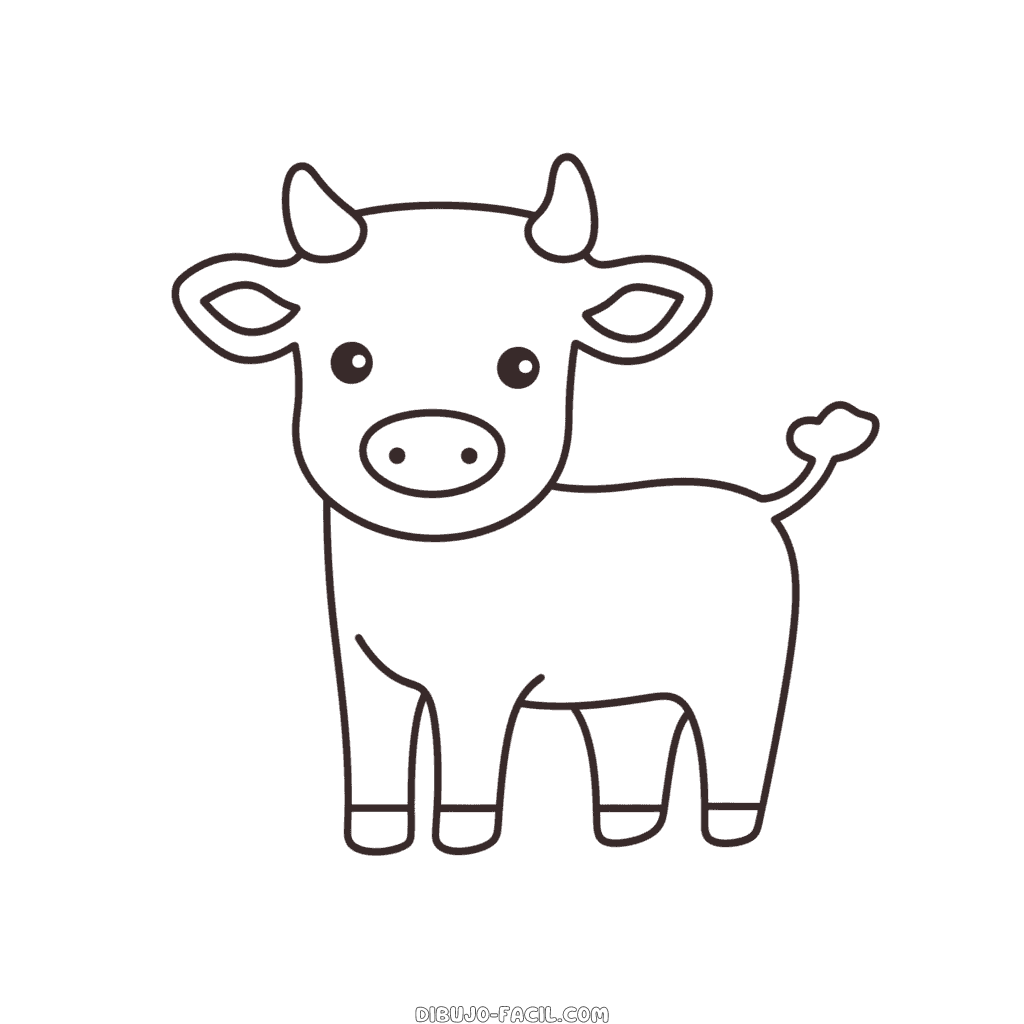 Dibujos de vaca para colorear | vsun