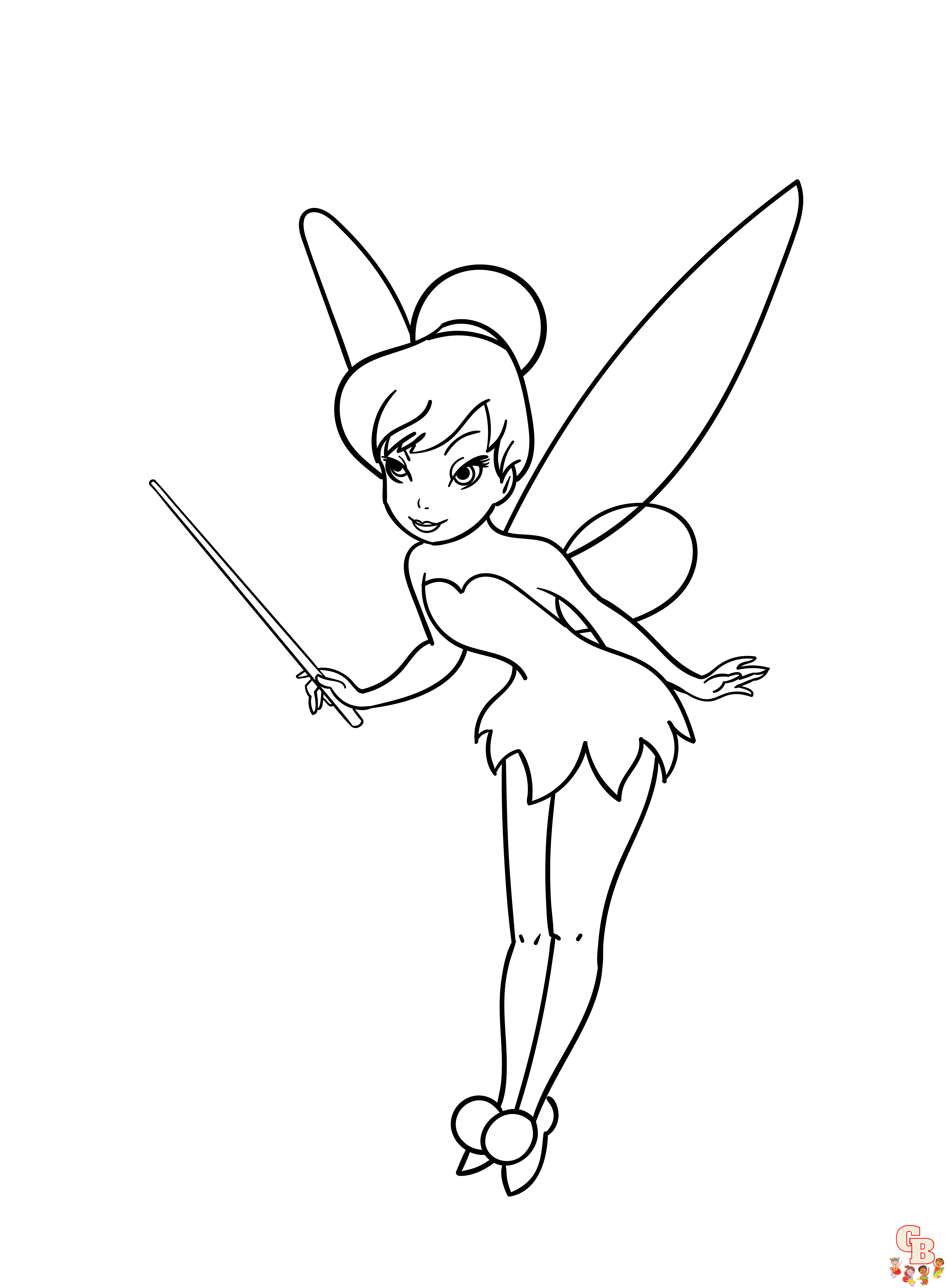 Dibujos De Tinkerbell Para Colorear Vsun 9144