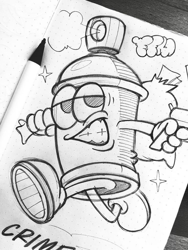 Dibujos De Graffiti Para Colorear Vsun 8031