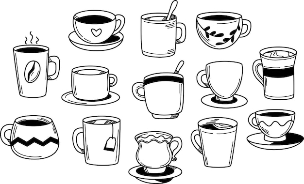 Dibujos De Taza Para Colorear Vsun