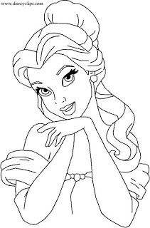 Dibujos de caras princesas para colorear