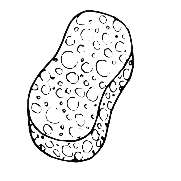 Dibujos de esponja baño para colorear