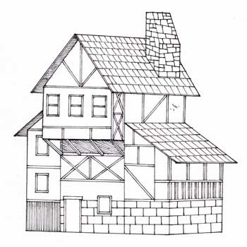 Dibujos de tipos casas para colorear