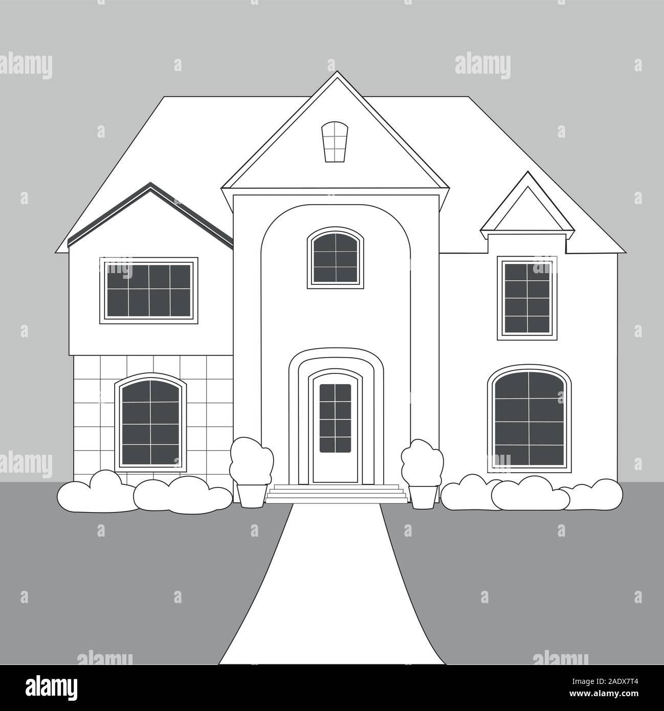 Dibujos de tipos casas para colorear