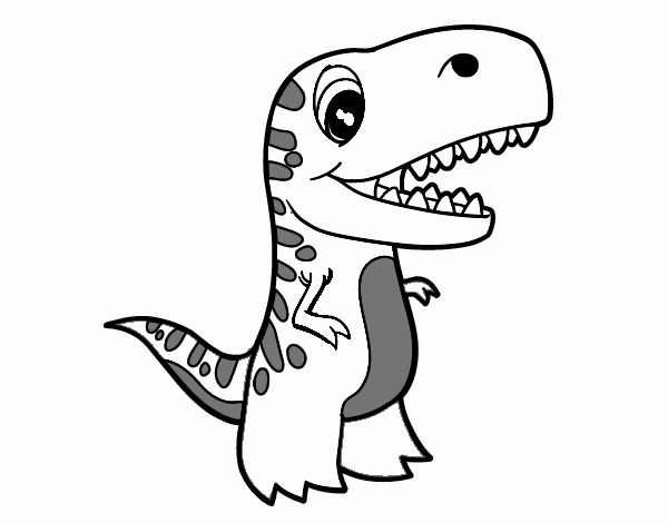 Dibujos de tiranosaurio para colorear