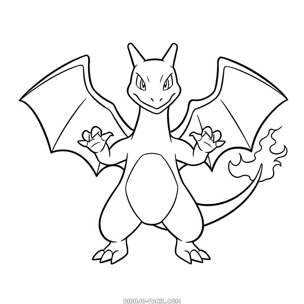 charizard para colorear