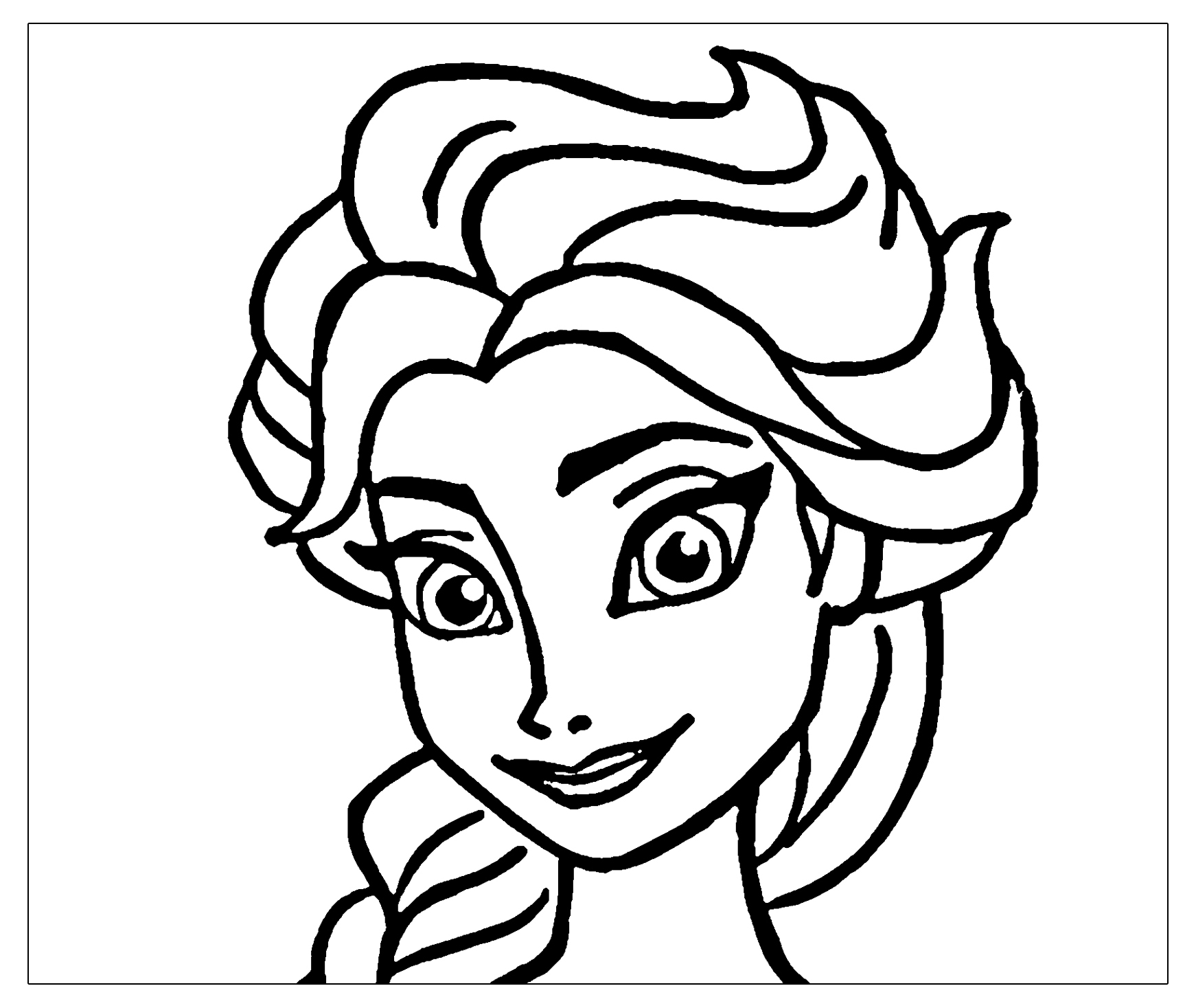 Dibujos De Elsa Para Colorear Vsun